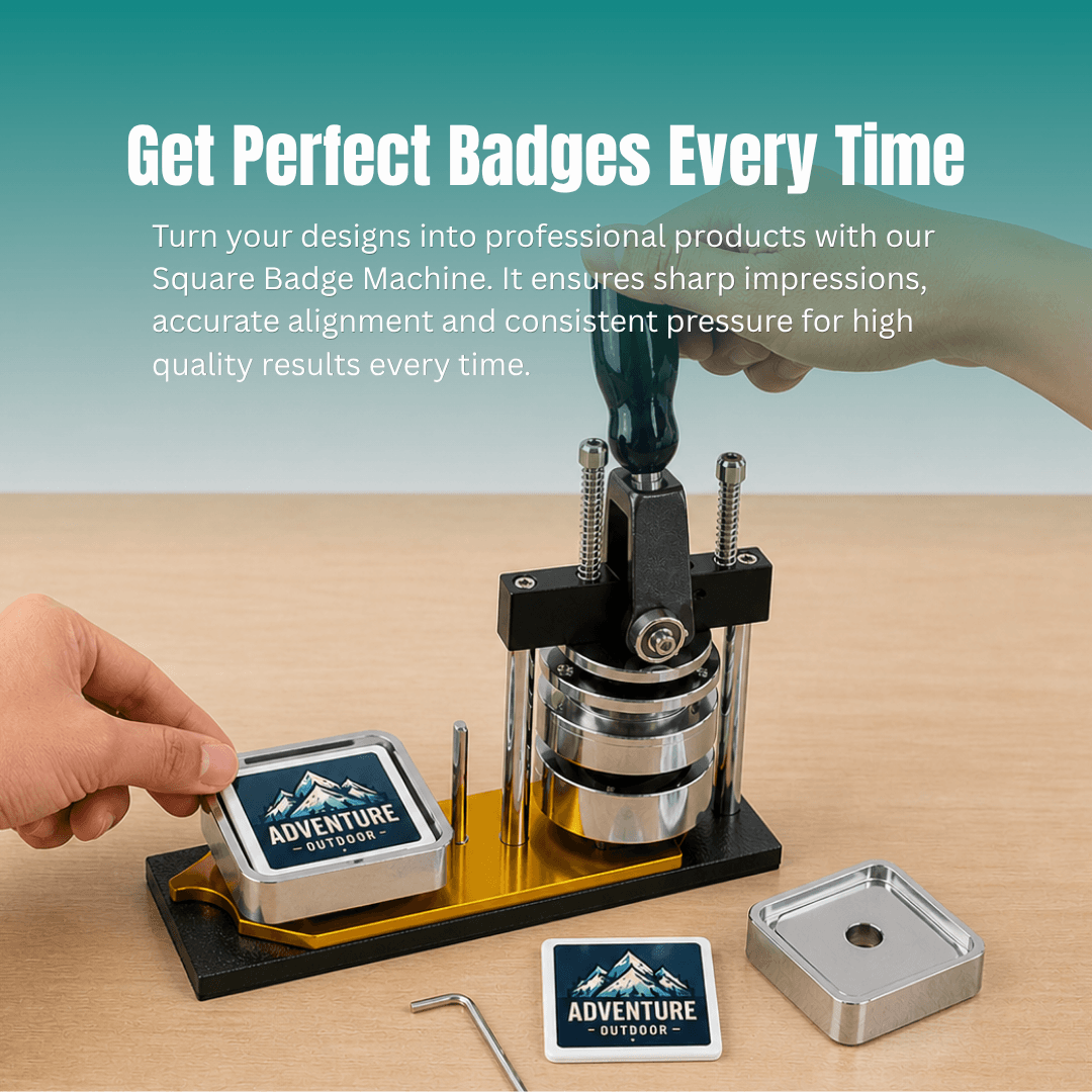 Square Badge Machine